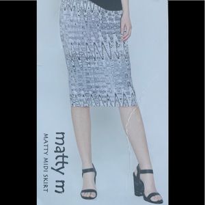 Midi skirt. Stretch.